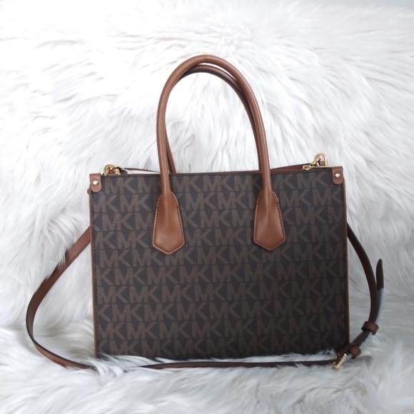 NWT MICHAEL KORS MAPLE LARGE SATCHEL HANDBAG - Picture 10 of 10